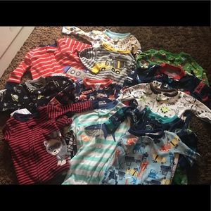 Carters 12 month footed zip pajama
